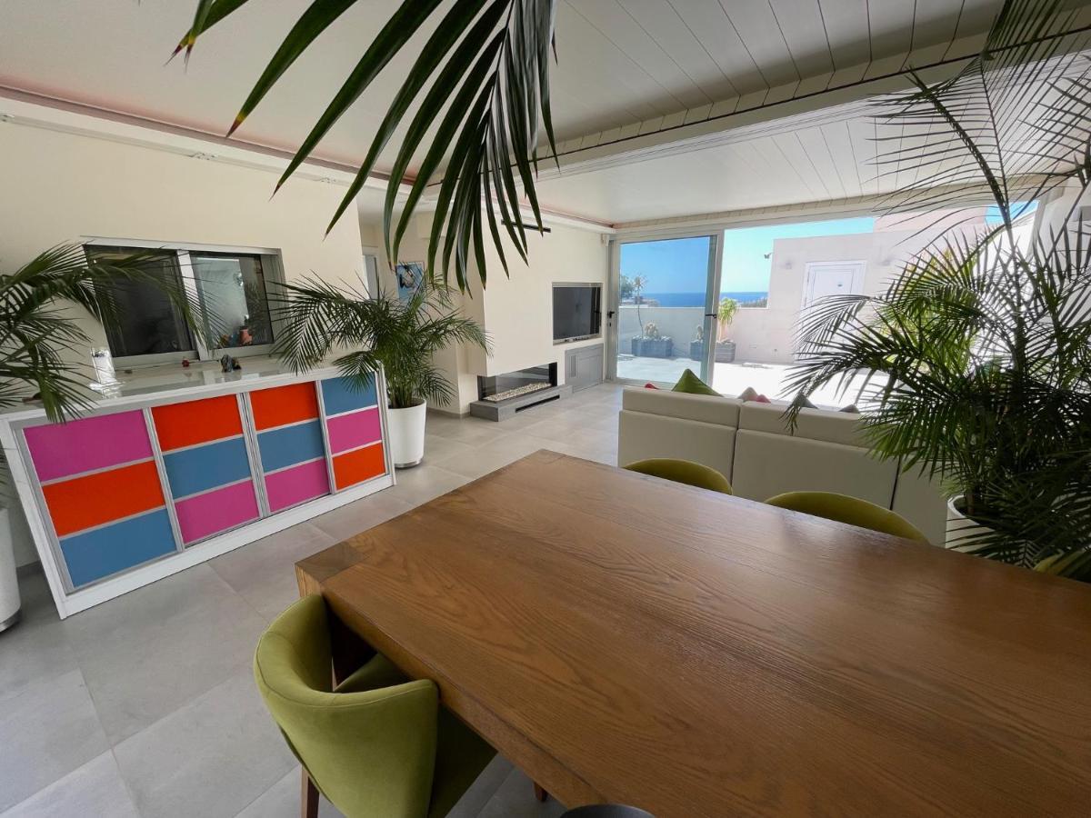 Luxury Villa Morelli With Seaview & Heated Pool 마스팔로마스 외부 사진